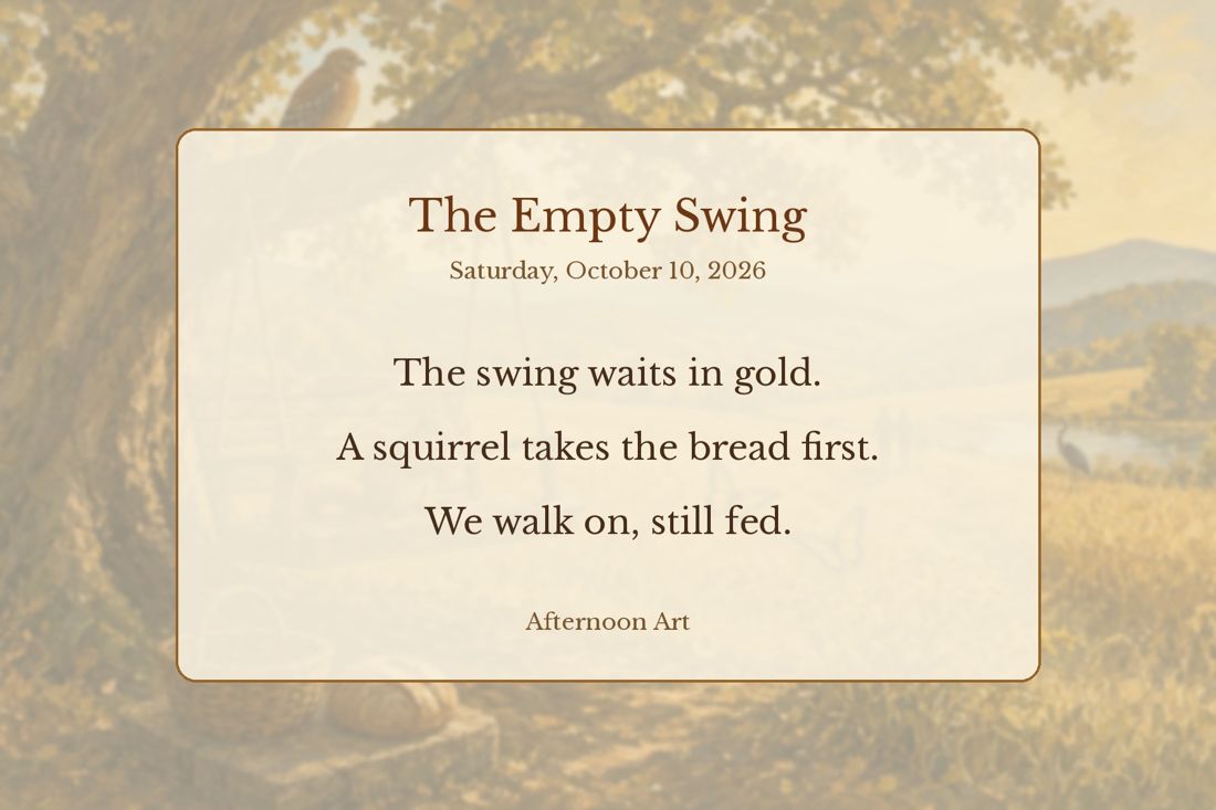 The Empty Swing back