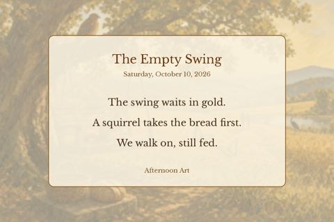 The Empty Swing back