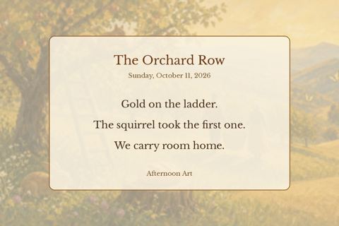The Orchard Row back
