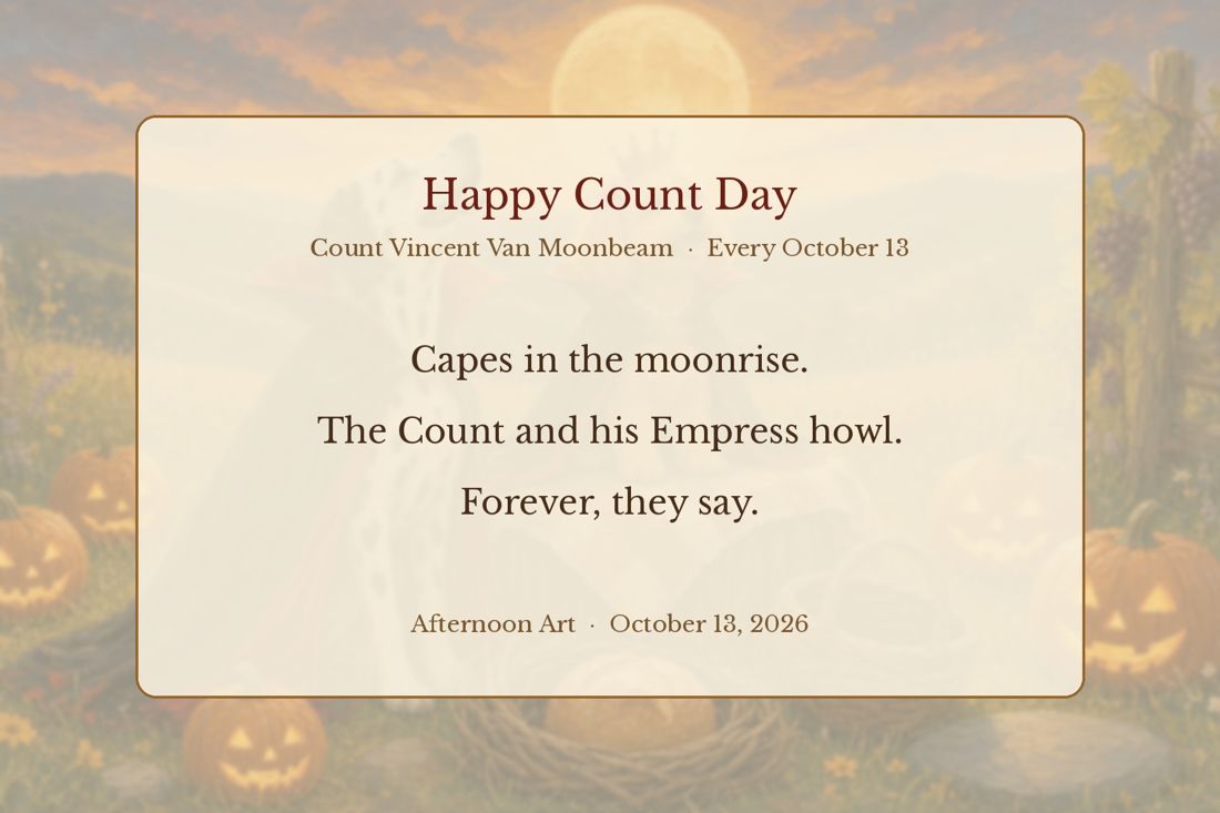 Happy Count Day back