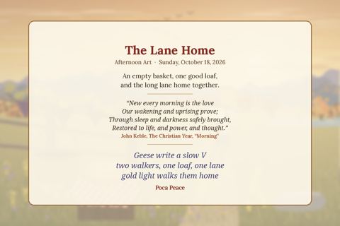 The Lane Home back