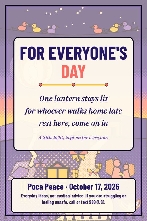 For Everyone’s Day back