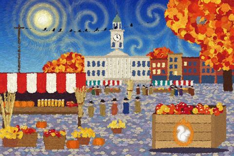 Saturday Market on the Square front