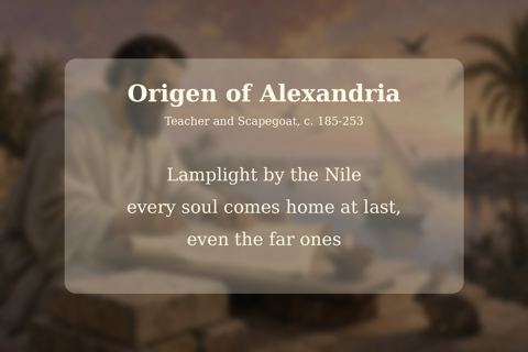 Origen of Alexandria back