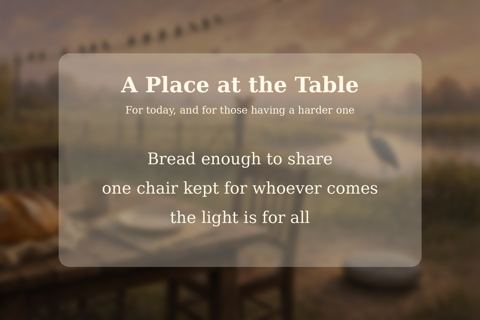A Place at the Table back